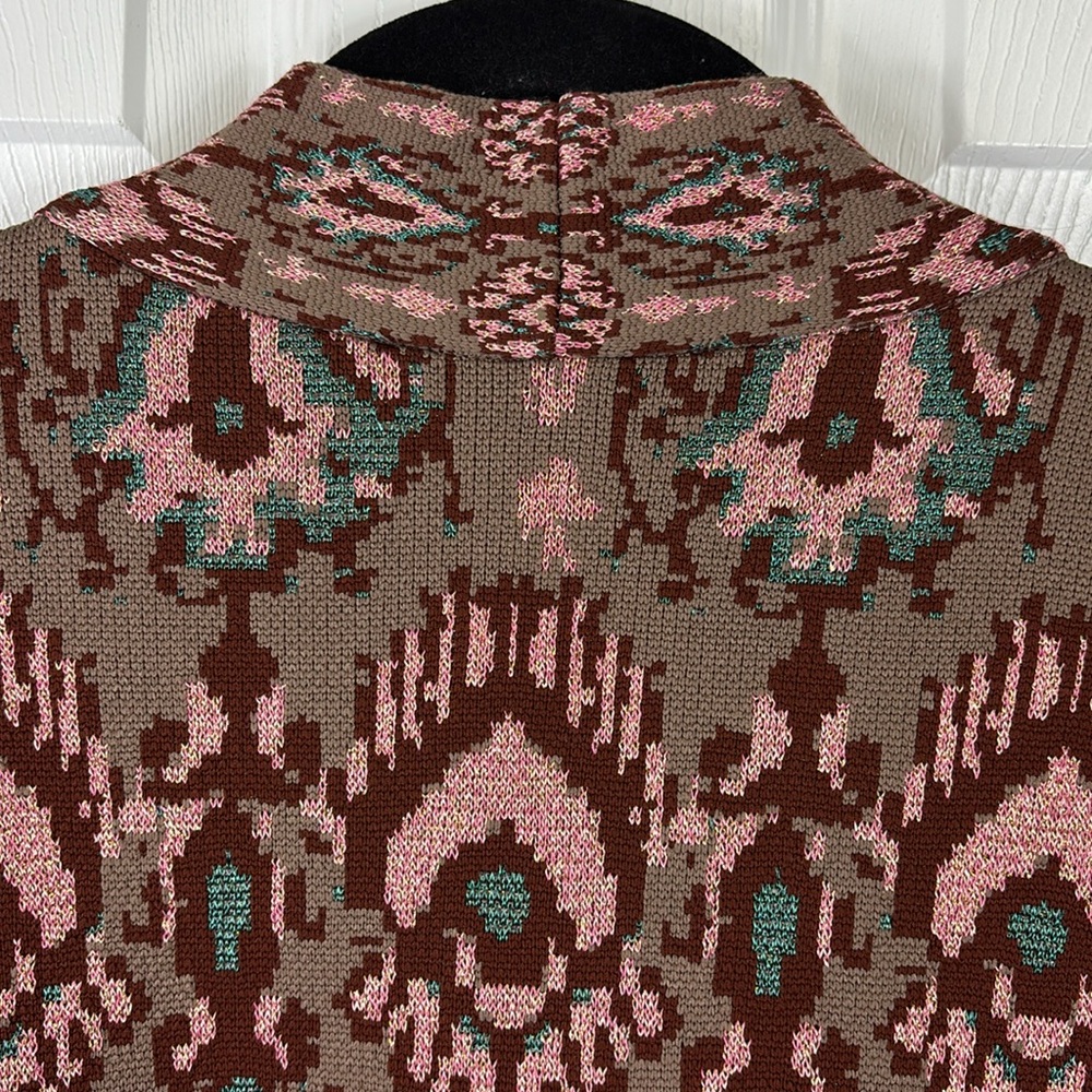 NWT Zara Special Edition Jacquard knit kimono jacket sz sm - Picture 13 of 13